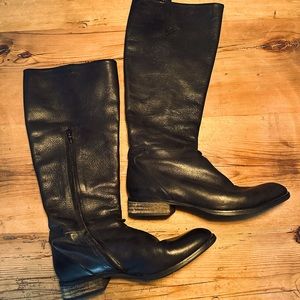 $590 Coclico Riding Boots Women’s 37 Black Leather 6-6.5